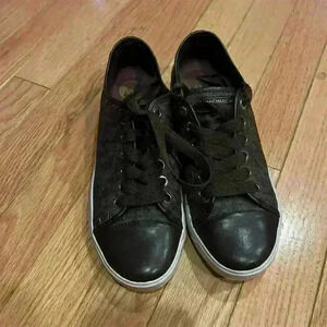 Michael Kors Women's Brown Lace Up Sneakers Athletic Shoes